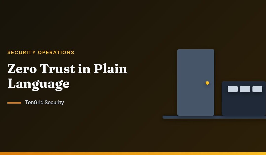 Zero Trust in Plain Language